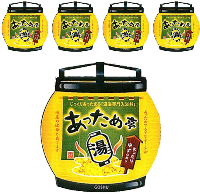 GOSHU 五洲藥品 湯屋入浴劑 燈籠, 50g, 5個