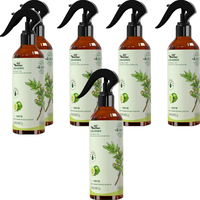 YAO CHEN 瑤辰 植物草本除螨噴霧 清新檸檬, 6個, 300ml