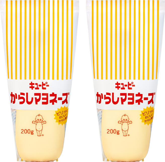 kewpie 黃芥末美乃滋, 200g, 2條
