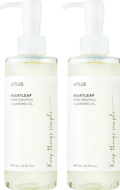 Anua 卸妝油 200ml-溫和深層清潔毛孔、植物萃取保濕、敏感肌適用, 200ml, 2瓶