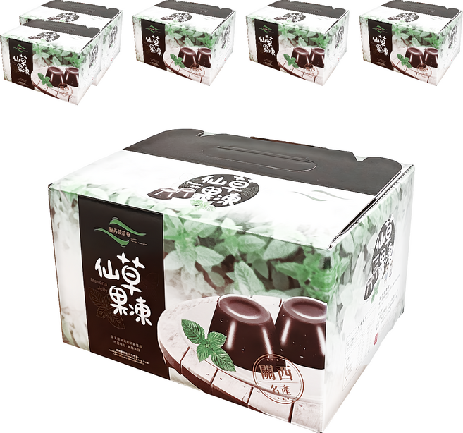 關西鎮農會 仙草果凍 10個, 6盒, 100g