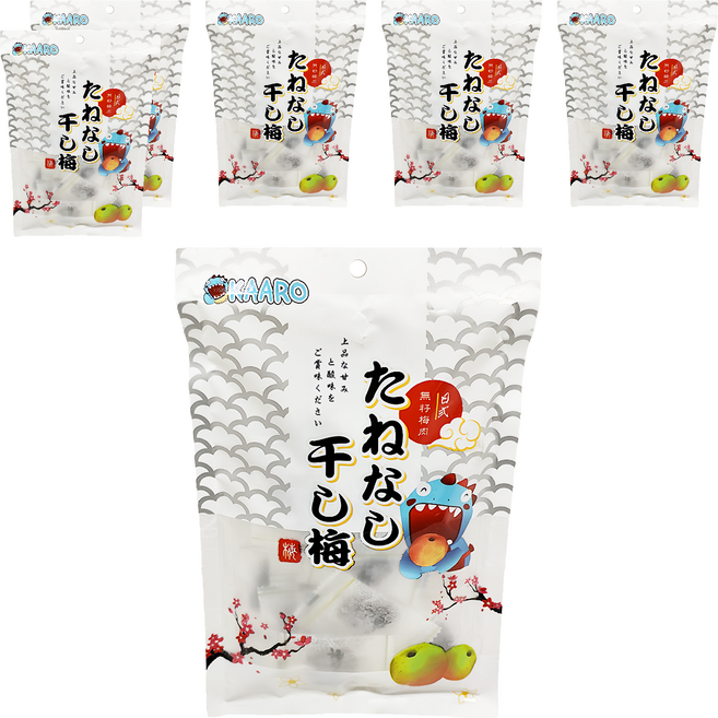 KAARO 日式無籽梅肉, 6袋, 70g