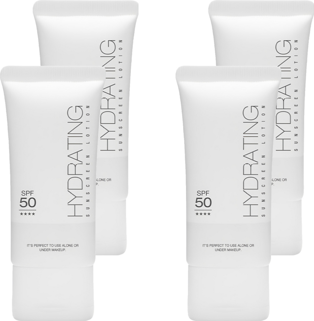 Solone 台灣公司貨 水感潤透防曬隔離凝乳 SPF50, 4個, 30g
