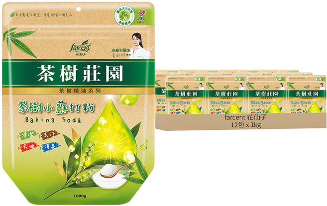 farcent 花仙子 茶樹莊園 茶樹小蘇打粉, 12包