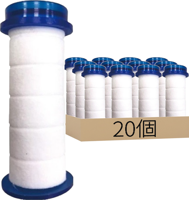 葉子小舖 三段式蓮蓬頭專用濾芯 無香 有效過濾雜質 呵護肌膚, 20個