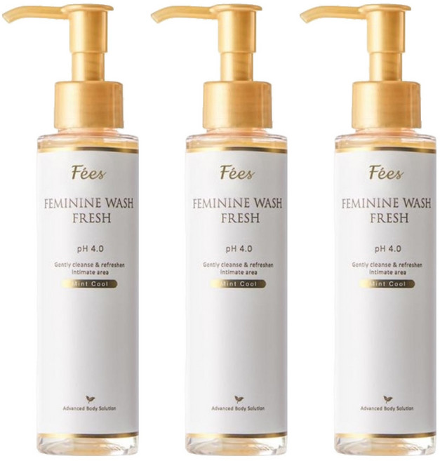 Fees BEAUTE 清新私密潔淨露 沁涼型, 130ml, 3瓶