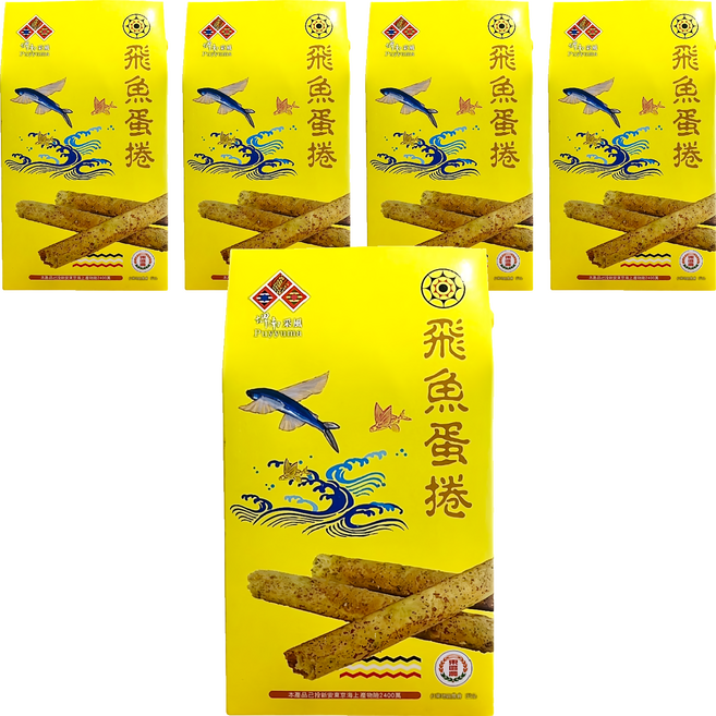 台東地區農會 飛魚蛋捲, 160g, 5盒
