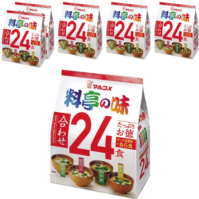 marukome 綜合味噌湯 24包, 432g, 6袋