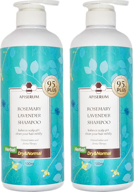 APISERUM 愛比森 迷迭香薰衣草精油洗頭精, 700ml, 2件