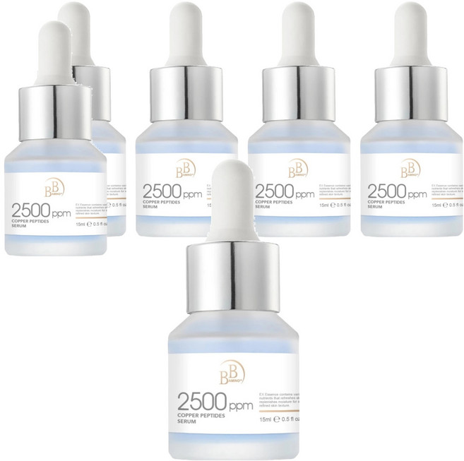 BB AMINO 科研 2500ppm藍銅胜肽緊緻精華, 15ml, 6瓶