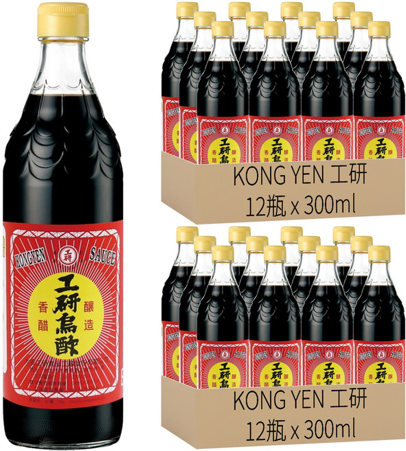 KONG YEN 工研 烏酢, 300ml, 24瓶