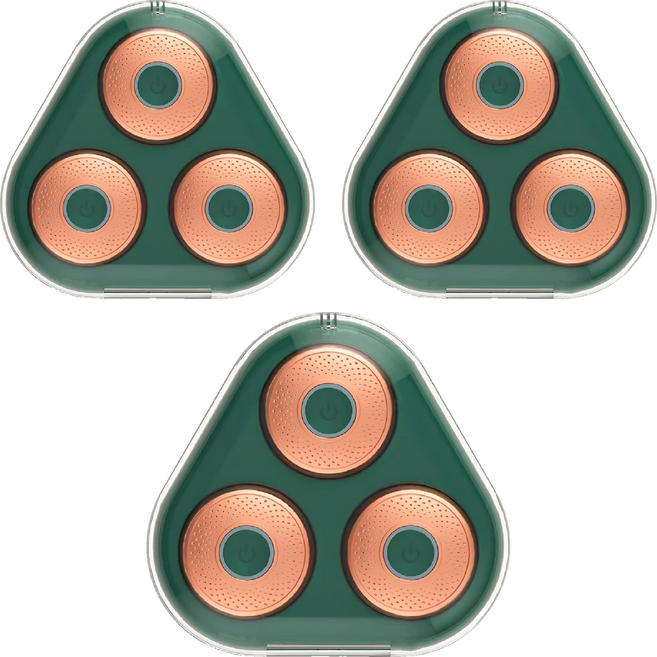Smart Bearing 智慧魔力 至尊充電款石墨烯紅外線艾灸儀 附艾灸貼片 x 30片 A68, 3個
