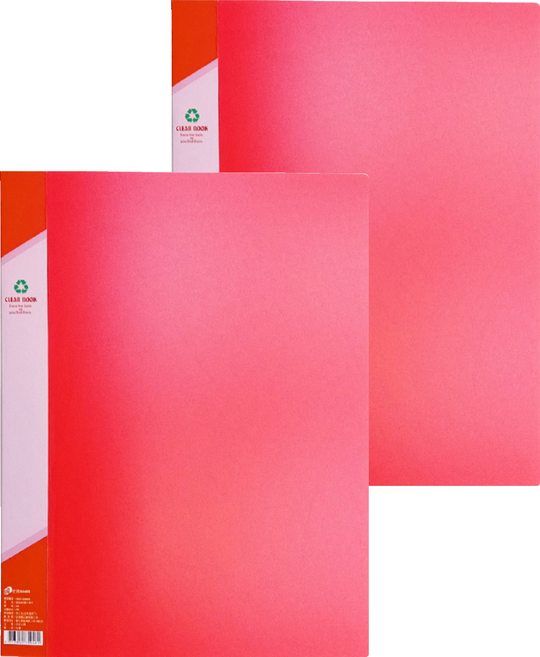 SUANDER 雙德文具 A4資料簿, 紅色, 2本