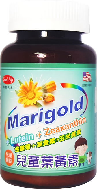 good Life 得意人生 兒童葉黃素嚼錠, 90顆, 1罐