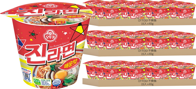 OTOKI 不倒翁 辣味金拉麵 65g, 45入