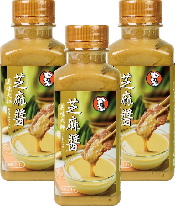 CHEF'S CHOICE 美味大師 芝麻醬, 210g, 3瓶