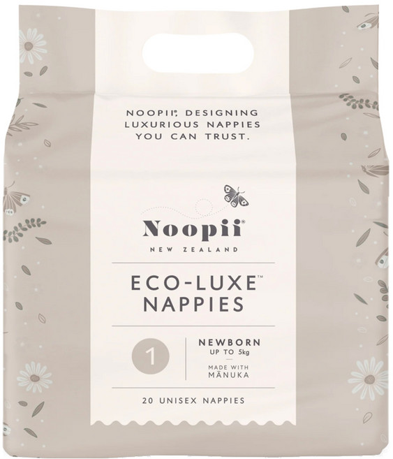 Noopii 美好尿布 黏貼型 1號 5kg以下, NB, 20片