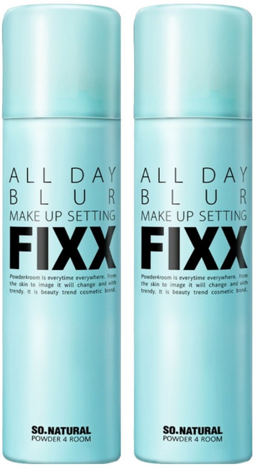so natural 台灣公司貨 FIXX 沁涼保濕定妝噴霧 霧面柔焦, 2個, 75ml