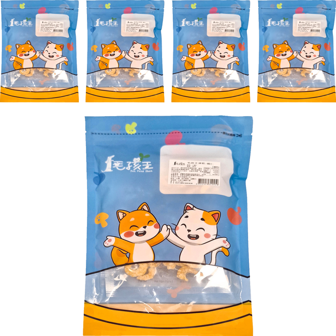 Pet Feed Shop 毛孩王 凍乾零食 貓用, 蝦仁, 30g, 5包