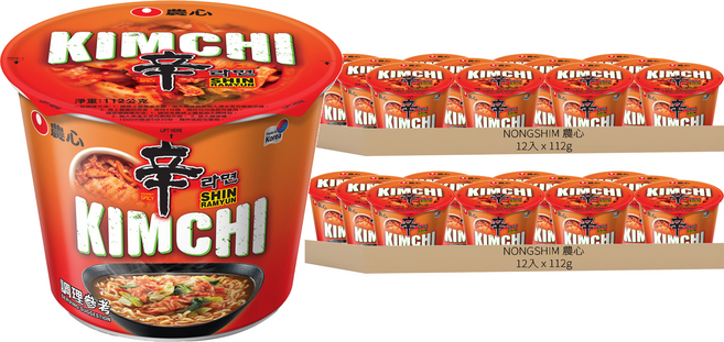 NONGSHIM 農心 辛辣白菜風味 112g, 24入
