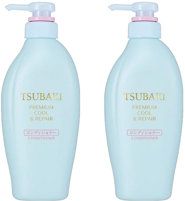 TSUBAKI 思波綺 瞬亮涼感潤髮乳 升級版, 450ml, 2瓶