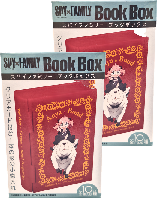 F-toys 間諜家家酒書本收藏盒食玩 全10種 款式隨機, 2盒
