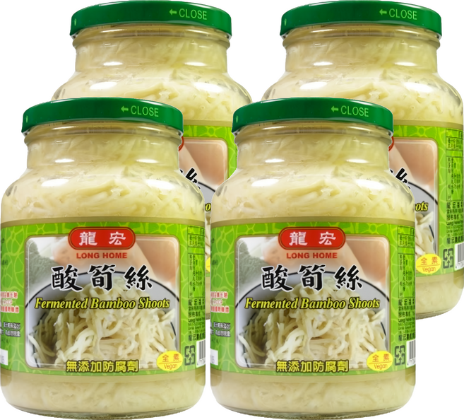 龍宏 酸筍絲, 560g, 4罐