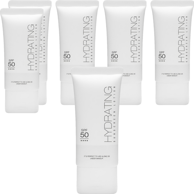 Solone 台灣公司貨 水感潤透防曬隔離凝乳 SPF50, 6個, 30g
