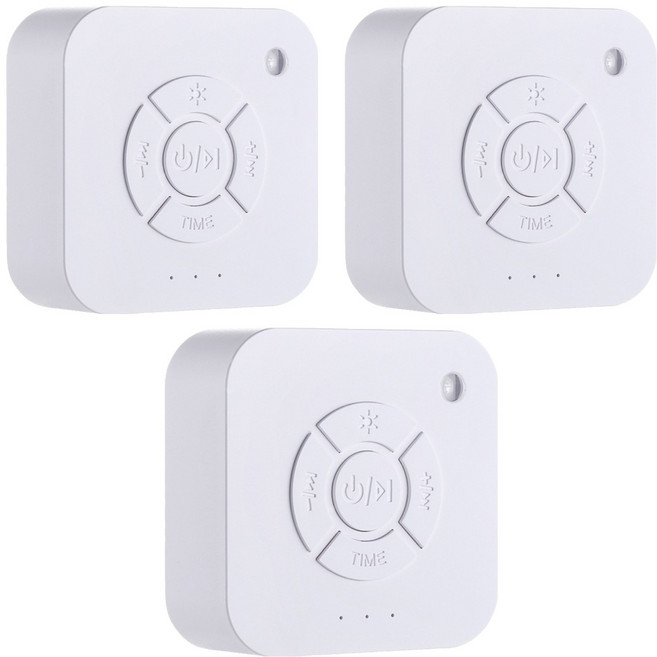 攜帶型無線白噪音除噪助眠儀, 3個