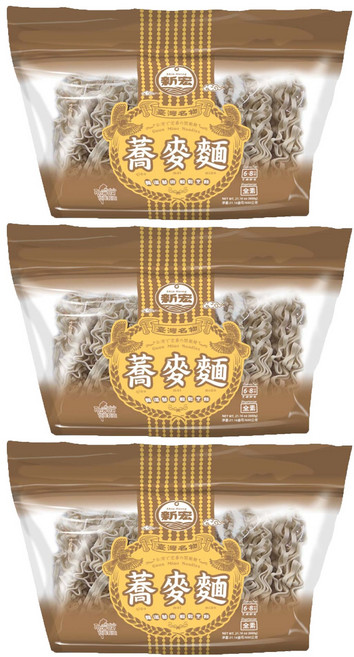 新宏 蕎麥關廟麵, 600g, 3個