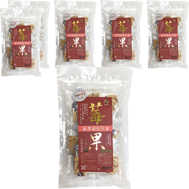 珍田生機 莓果杏仁千層, 120g, 6袋