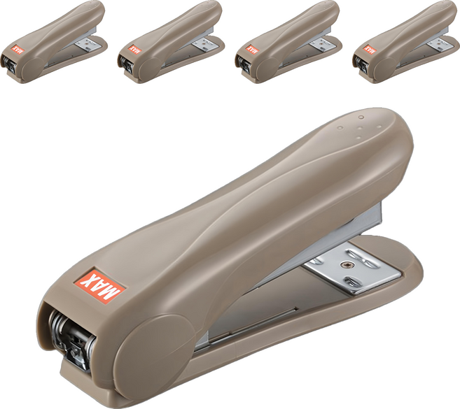 MAX 美克司 新型釘書機 HD-50R, 米色, 5個
