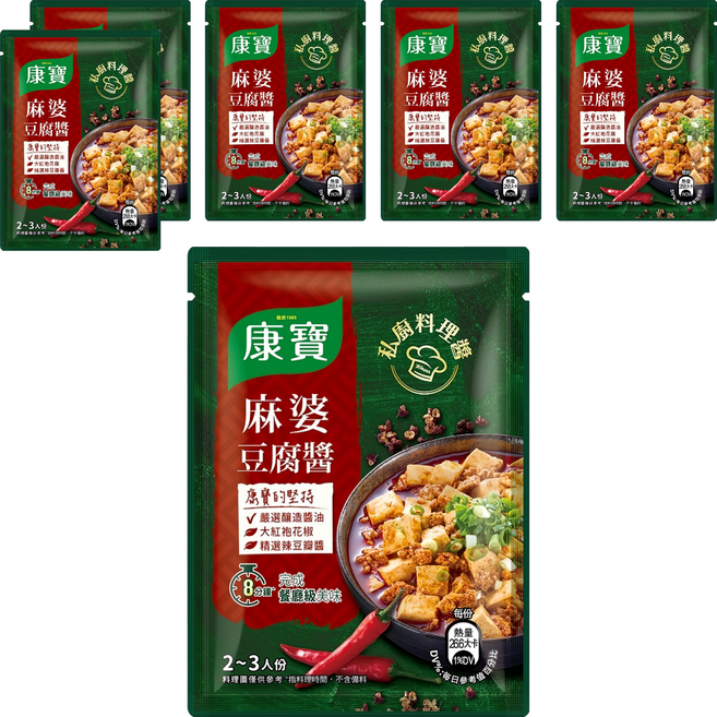 Knorr 康寶 私廚料理醬 麻婆豆腐, 60g, 6包