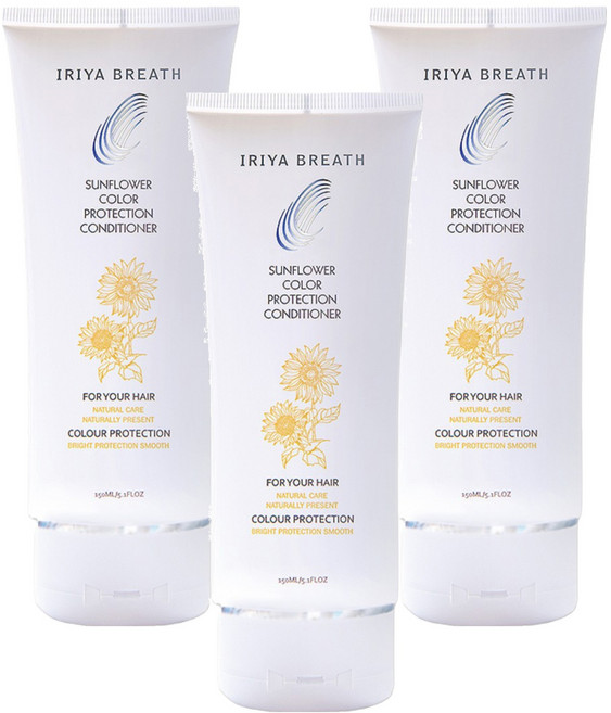 IRIYA BREATH 伊麗雅 免沖洗向日葵護色護髮精華乳, 150ml, 3瓶