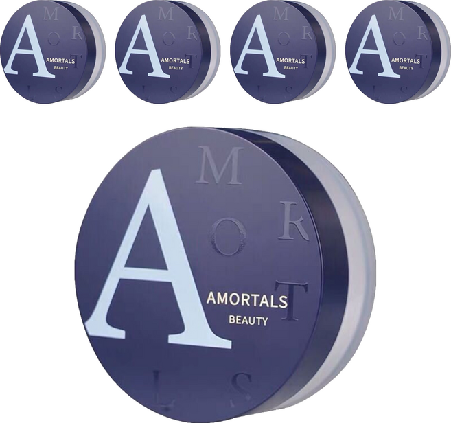 AMORTALS 爾木萄 毛孔柔焦裸光蜜粉 8.5g, 101 透明色, 5個