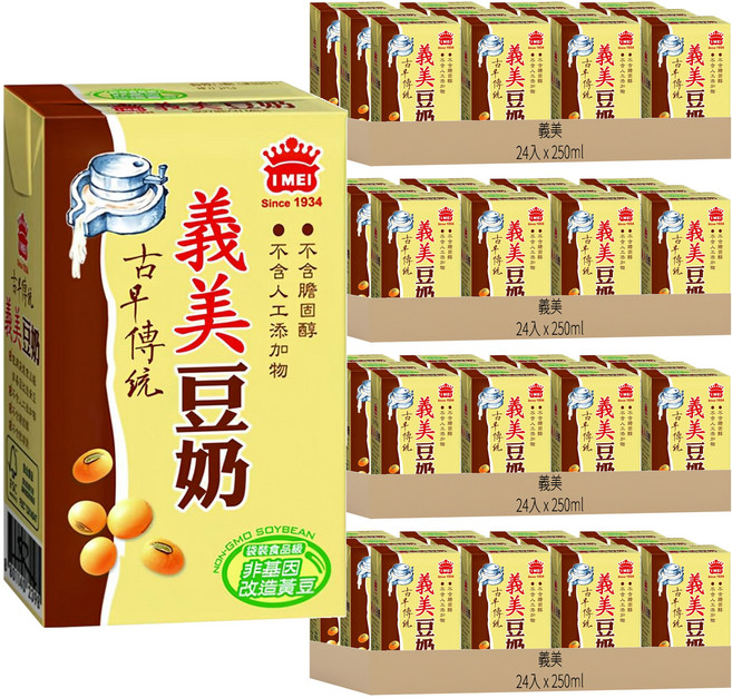 義美 豆奶, 250ml, 96入
