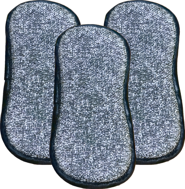 White Magic 超細纖維海綿神奇菜瓜布, 3個, 1入