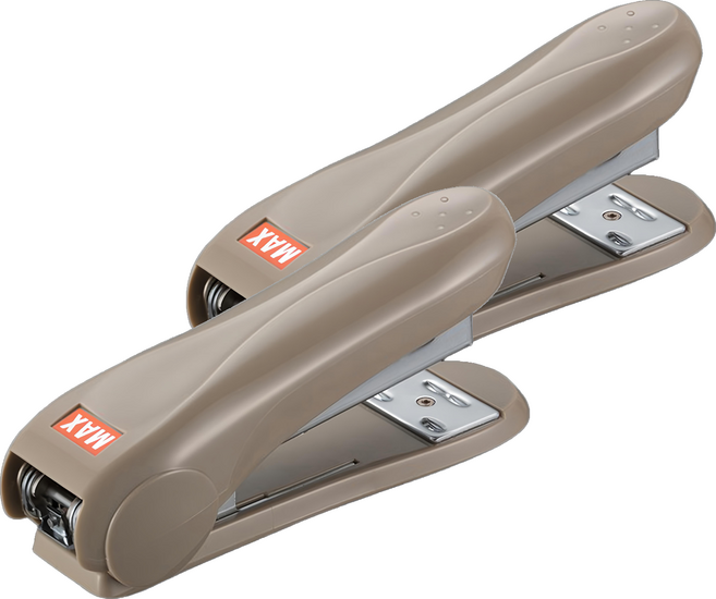 MAX 美克司 新型釘書機 HD-50R, 米色, 2個