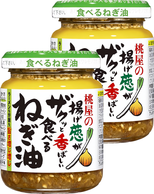 桃屋 蔥油醬, 2罐, 100g