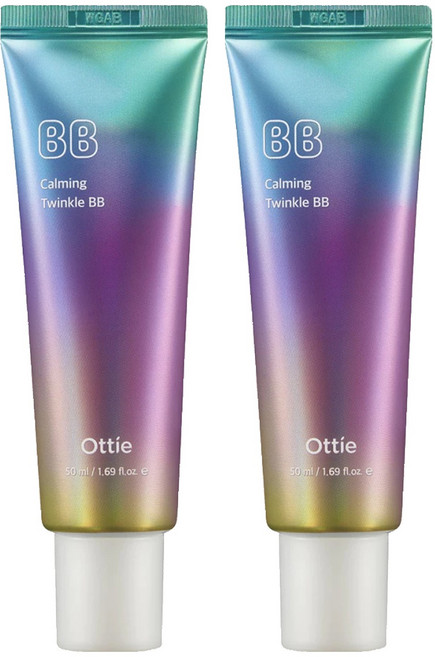 Ottie 極光柔焦遮瑕BB霜 明亮持久 遮蓋力強, 50ml, 2條
