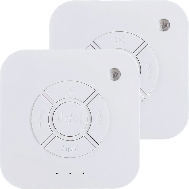 USB攜帶型白噪音助眠儀 待機時長90天以上 綠色環保 電池可循環使用, 2個