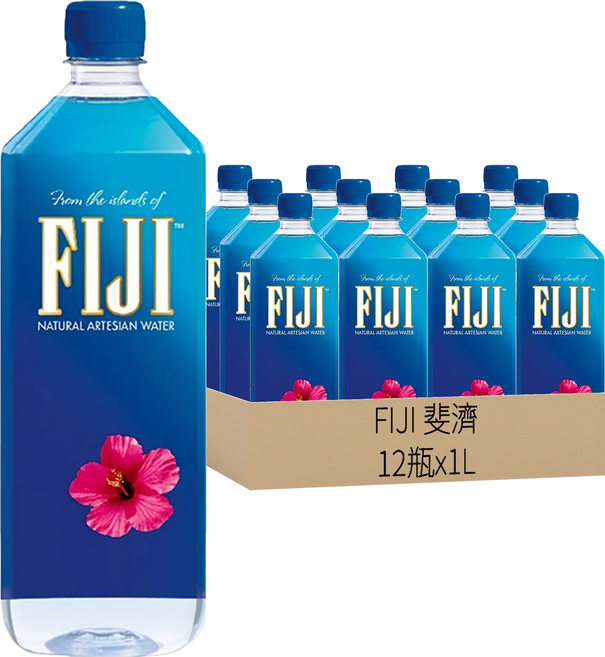 FILA 斐樂 天然深層礦泉水, 1L, 12瓶
