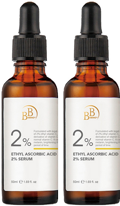 BB AMINO 科研 2%乙基維他命C美白精華, 50ml, 2件