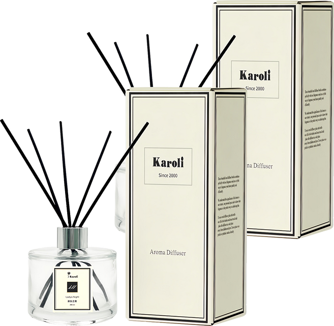 Karoli 卡蘿萊 經典璀璨香氛擴香瓶, 淑女之夜, 200ml, 2件