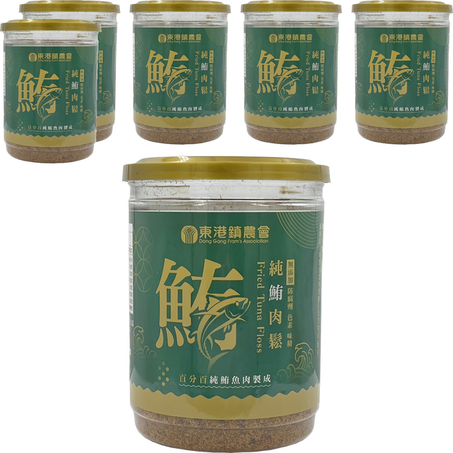 東港鎮農會 純鮪魚鬆, 150g, 6罐
