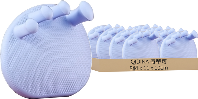 QIDINA 足弓訓練美腿神器/姿勢訓練器 棒-K 晴空藍, 8個