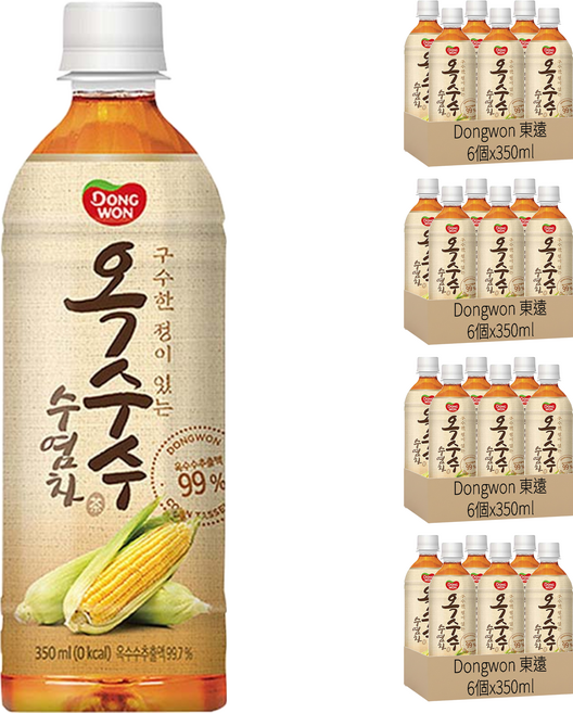 Dongwon 東遠 韓國玉米鬚茶, 24瓶, 350ml