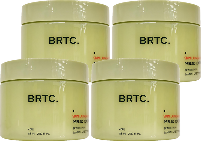 BRTC. 肌膚精粹去角質棉片, 40片, 4盒