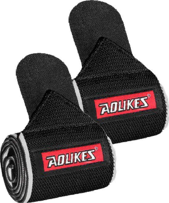 AOLIKES 奧力克斯 綁帶護踝 1527 灰邊, 2個, 黑色