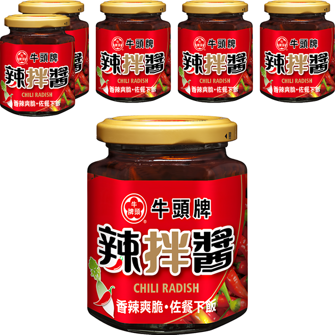 牛頭牌 辣拌醬, 170g, 6罐